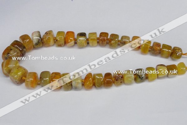 CNG1447 15.5 inches 10*14mm - 12*20mm nuggets agate gemstone beads