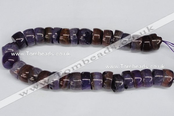 CNG1454 15.5 inches 10*20mm - 14*20mm nuggets agate gemstone beads