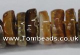 CNG1456 15.5 inches 8*25mm - 12*25mm nuggets agate gemstone beads