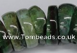 CNG1461 15.5 inches 11*30mm - 13*30mm nuggets agate gemstone beads