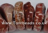 CNG1468 15.5 inches 12*35mm nuggets agate gemstone beads