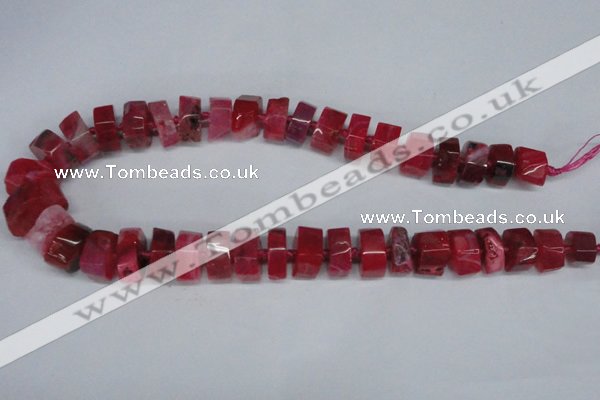 CNG1480 15.5 inches 10*15mm - 12*22mm nuggets agate gemstone beads