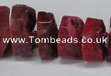 CNG1487 15.5 inches 10*15mm - 12*25mm nuggets agate gemstone beads