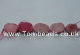 CNG1511 8 inches 20*30mm - 25*35mm freeform agate beads