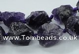 CNG1545 15.5 inches 10*14mm - 12*16mm nuggets amethyst beads