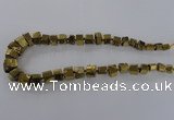 CNG1582 15.5 inches 8*12mm - 12*20mm nuggets plated quartz beads