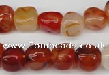 CNG16 15.5 inches 11*12mm nuggets agate gemstone beads