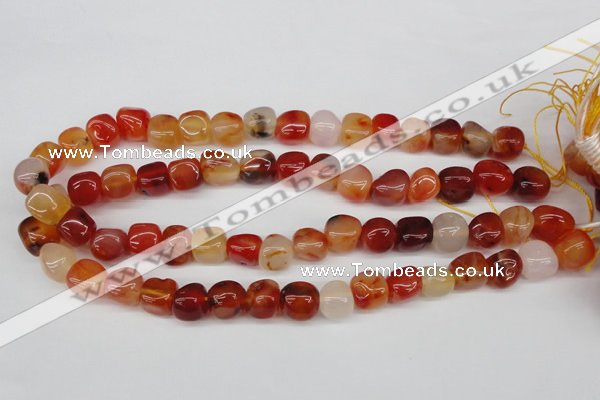 CNG16 15.5 inches 11*12mm nuggets agate gemstone beads