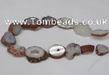 CNG1601 15.5 inches 18*25mm - 25*30mm freeform druzy agate beads