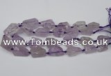 CNG1704 15.5 inches 15*20mm - 18*35mm nuggets amethyst beads