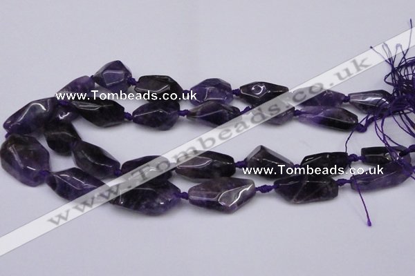 CNG1705 15.5 inches 15*20mm - 18*35mm nuggets amethyst beads