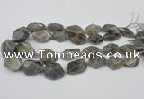 CNG1715 15.5 inches 15*20mm - 20*30mm nuggets labradorite beads