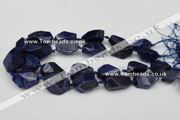 CNG1716 15.5 inches 15*20mm - 20*30mm nuggets lapis lzuli beads