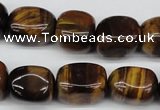 CNG18 15.5 inches 12*17mm nuggets yellow tiger eye gemstone beads