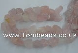 CNG1821 15.5 inches 20*25mm - 25*30mm nuggets rose quartz beads