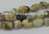 CNG207 15.5 inches 7*9mm nuggets feldspar gemstone beads