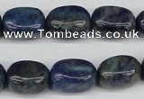 CNG21 15.5 inches 12*17mm nuggets lapis lazuli gemstone beads