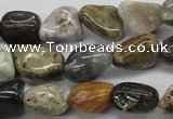 CNG210 15.5 inches 12*16mm nuggets ocean stone beads