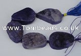 CNG2136 7.5 inches 25*30mm - 30*35mm freeform agate beads