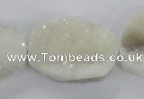 CNG2166 15.5 inches 25*30mm - 25*35mm freeform agate beads