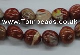 CNG217 15.5 inches 10*12mm nuggets red jasper gemstone beads