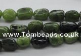 CNG222 15.5 inches 7*9mm nuggets canadian jade gemstone beads