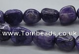 CNG225 15.5 inches 10*12mm nuggets dyed dogtooth amethyst beads