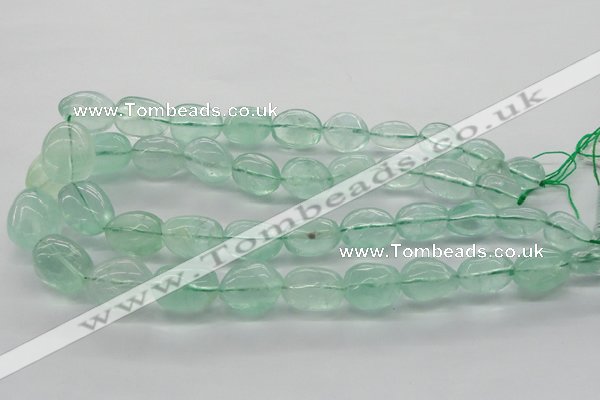 CNG227 15.5 inches 12-20mm*16-25mm nuggets green fluorite beads
