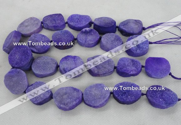 CNG2412 15.5 inches 22*28mm - 28*35mm freeform agate beads