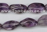 CNG25 15.5 inches 13*20mm nuggets amethyst gemstone beads