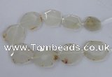 CNG2534 15.5 inches 35*40mm - 40*45mm freeform druzy agate beads