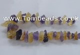 CNG2543 12*20mm – 15*30mm nuggets lavender amethyst & citrine beads