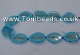 CNG2611 15.5 inches 30*35mm - 40*45mm freeform agate beads
