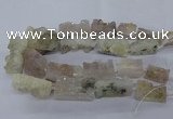 CNG2631 15.5 inches 20*25mm - 23*42mm freeform druzy amethyst beads