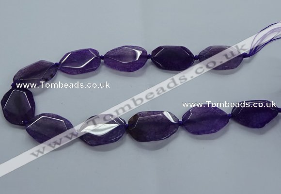 CNG2637 15.5 inches 22*30mm - 25*35mm freeform agate beads