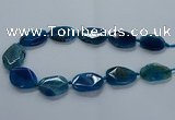 CNG2639 15.5 inches 22*30mm - 25*35mm freeform agate beads