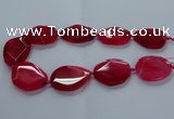 CNG2643 15.5 inches 25*35mm - 30*40mm freeform agate beads