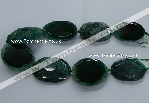 CNG2651 15.5 inches 30*38mm - 40*50mm freeform agate beads