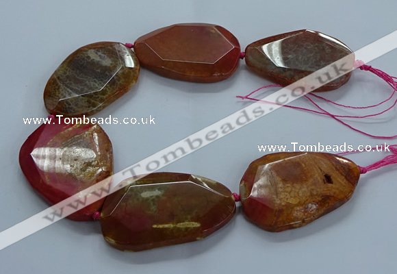 CNG2655 15.5 inches 38*48mm - 42*55mm freeform agate beads