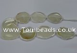 CNG2661 15.5 inches 30*40mm - 40*55mm freeform agate beads