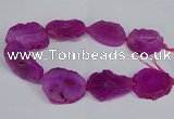 CNG2671 15.5 inches 30*40mm - 40*50mm freeform druzy agate beads
