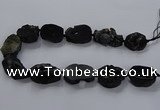 CNG2685 15.5 inches 25*30mm - 30*40mm freeform druzy agate beads