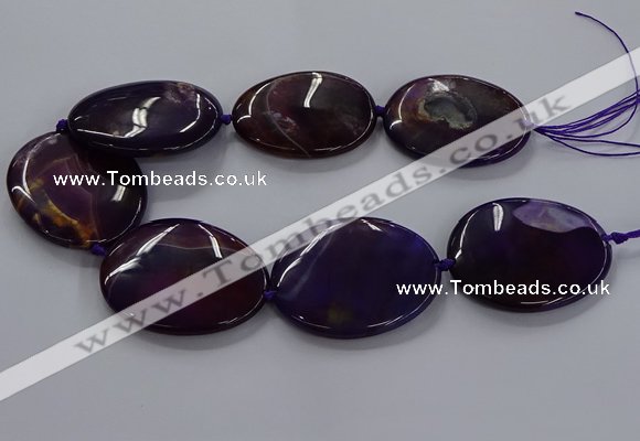 CNG2690 15.5 inches 40*50mm - 45*55mm freeform agate gemstone beads