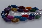 CNG2737 15.5 inches 15*30mm - 20*40mm nuggets agate beads