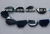 CNG2743 15.5 inches 28*40mm - 30*45mm freeform agate beads