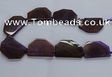 CNG2747 15.5 inches 30*45mm - 35*50mm freeform agate beads