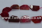 CNG2748 15.5 inches 30*45mm - 35*50mm freeform agate beads