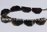 CNG2751 15.5 inches 30*45mm - 35*50mm freeform agate beads