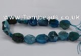 CNG2771 15.5 inches 20*22mm - 22*26mm freeform agate beads