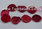 CNG2786 15.5 inches 35*40mm - 45*50mm freeform agate beads